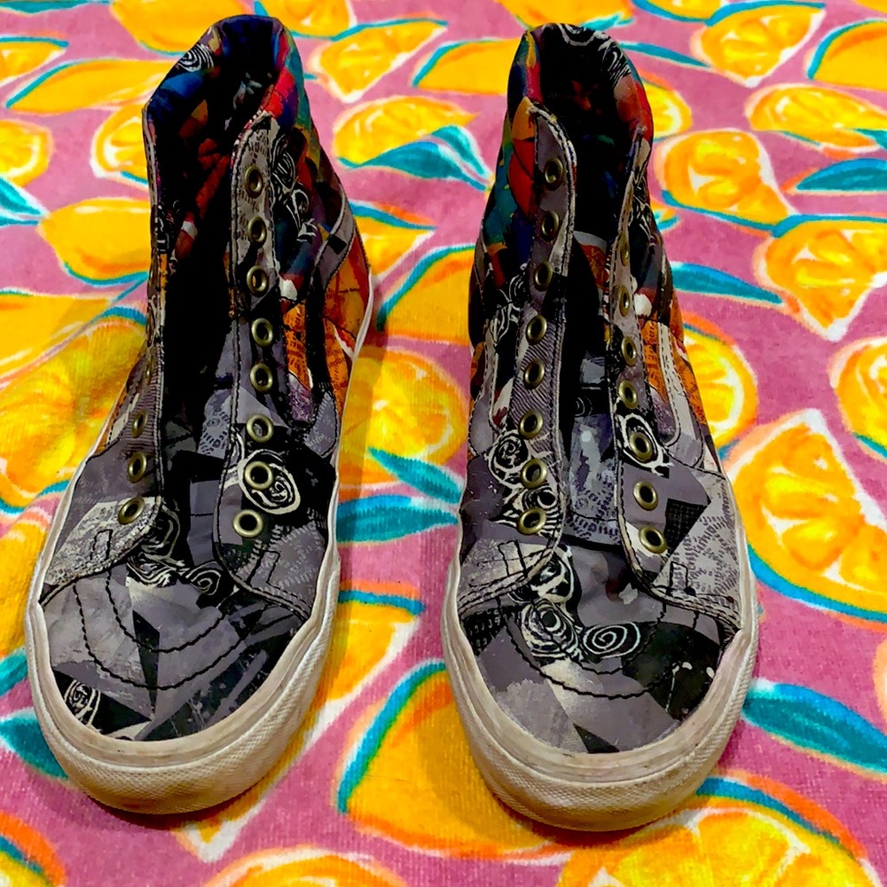 Vans stylish high top sneakers